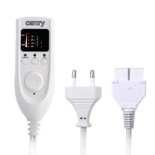 Электрическое одеяло Camry CR 7407 для обогрева мощность 60 Вт, 150 см х 80 см - фото 7