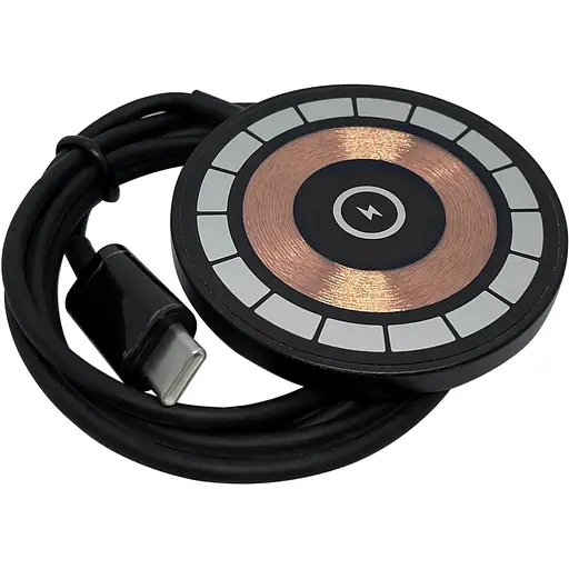 Беспроводное зарядное устройство XON AirCharge MagLink M1 15W USB Type-C Black (AM1CB 5955) - фото 2