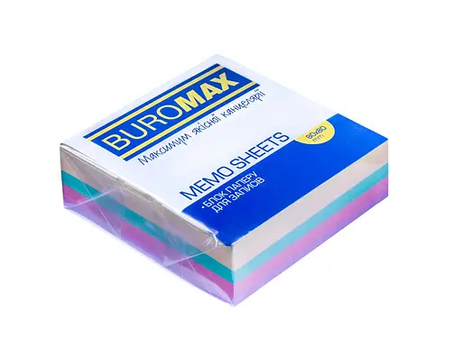 Блок бумаги для заметок Декор, 80x80x30 мм, несклеенный, 2 шт. в упаковке