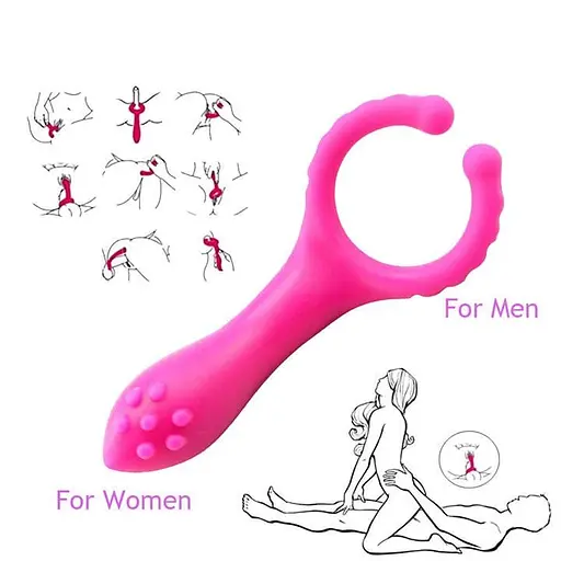 Вибромассажер для стимуляции сосков клитора и точки G Розовый K000176 - фото 3