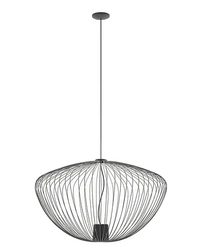 Подвесной светильник, люстра Nowodvorski 11252 Pumpkin L GU10 1x10W IP20 Темно-серый - фото 1