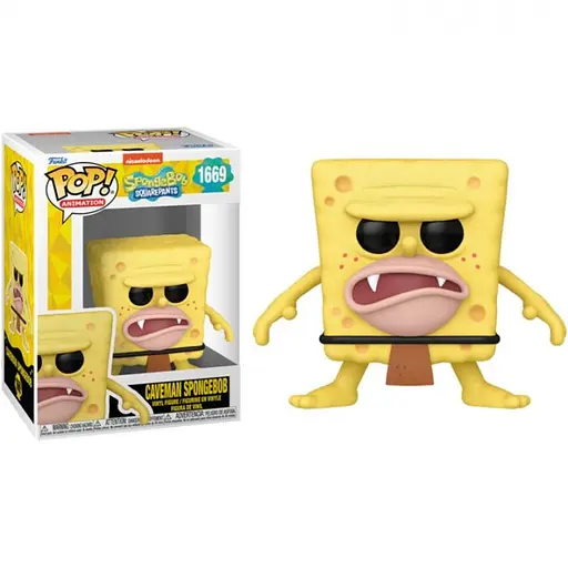 Фигурка Funko Pop Фанко Поп Пещерный человек Спанч Боб Caveman SpongeBob 10 см FP CS 1669