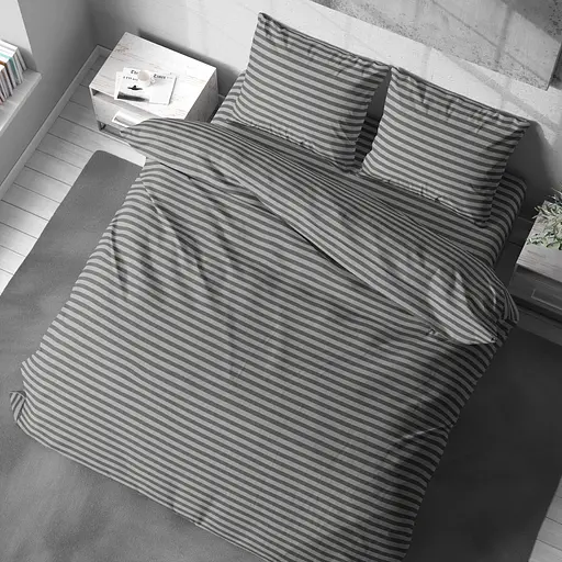 Комплект постільної білизни LeLit Півтораспальний 150х215 см бязь B-1249/2 сірий (le2000000341194) - фото 4