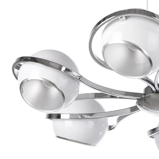 Люстра подвесная Brille в спальню E14 40W CH WH (BL-301S/6) - фото 3