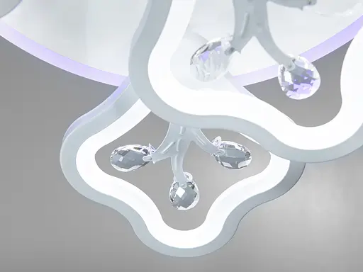 Стельова LED-люстра з диммером і кольоровою підсвіткою, 150W - фото 4