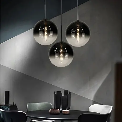 Светильник с градиентным графитовым плафоном Ø 30 см Line F | Ст. A275-300 - фото 1