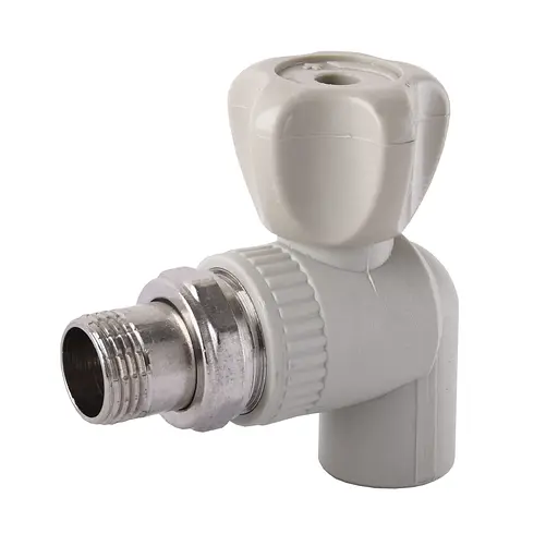 Кран радіаторний кутовий Kalde PPR ф25 x 3/4 000016047 - фото 1