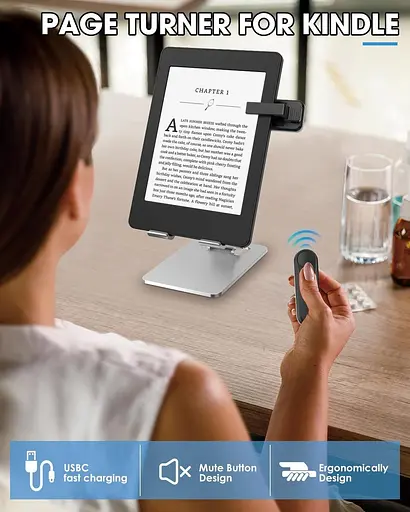 Радіочастотний пульт дистанційного керування для перегортання сторінок Kindle Paperwhite - фото 7