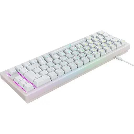Клавіатура Cherry Xtrfy K5 68 keys Kailh Red Hot-swap RGB White (K5-RGB-CPT-TPWHITE-R-UKR) - фото 4