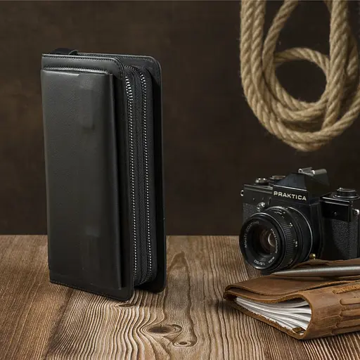 Чоловічий шкіряний клатч Vintage 11,5х21,5х4 см acs0018172 - фото 3