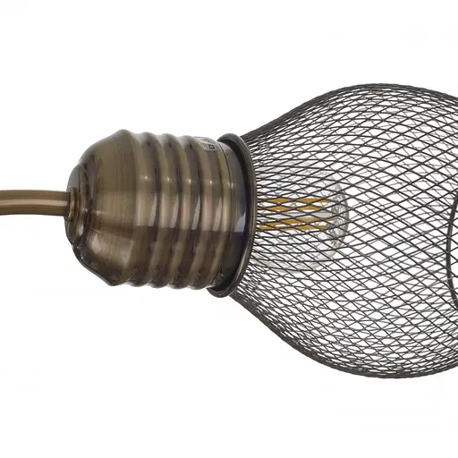 Люстра стельова Brille в зал E27 60W AB (BL-974C/5) - фото 7