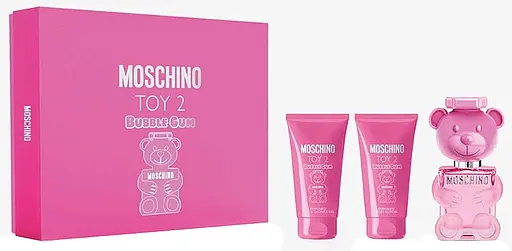 Набір Moschino Toy 2 Bubble Gum туалетна вода 50 мл гель для душу 50 мл, молочко для тіла 50 мл - фото 1