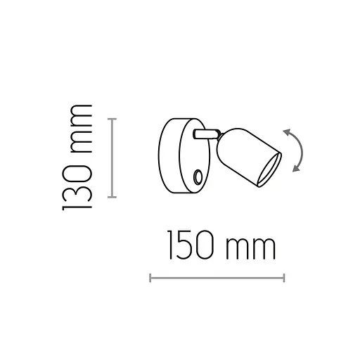 Світильник-спот TK Lighting TOP Black/White 6271 - фото 5