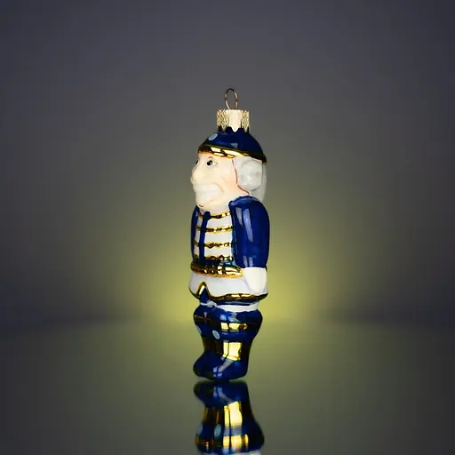 Ялинкова прикраса Різдвяні історії Лускунчик різдвяний скло (4820001045789) - фото 2