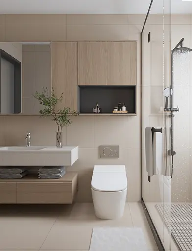 Полка в ванную Mixxus Premium Niche-0102 Black MI6680, Черный - фото 6