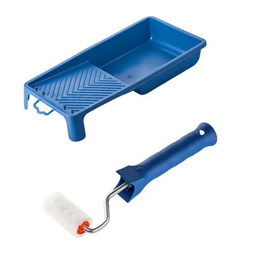 Валик "Велюр" 50х15 мм з ручкою та ванночка Polax (770-188) - фото 1