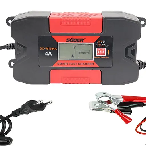 Зарядний пристрій для акумулятора Powermaster DCW1204A 12V 4A - фото 2