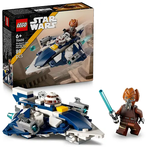 Конструктор LEGO Star Wars Джедайский звездный микроистребитель Пло Куна 89 деталей (75400) - фото 4