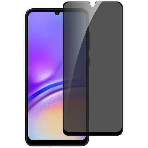 Захисне скло Epik Privacy 5D для Samsung Galaxy A15 4G/5G/M15 5G Чорний