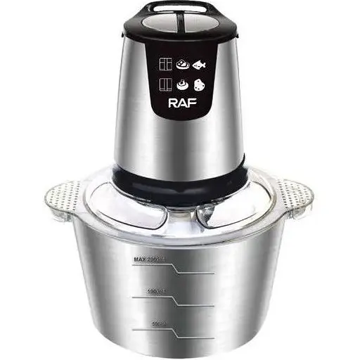Універсальний подрібнювач кухонний RAF R7009G м'ясорубка чоппер 1000 Вт 2л - фото 1