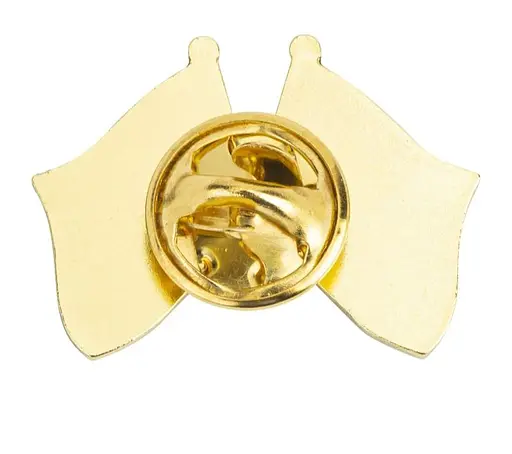 Подвійний значок пін "Україна - Данія" 25 х 19 мм (00106) - фото 3