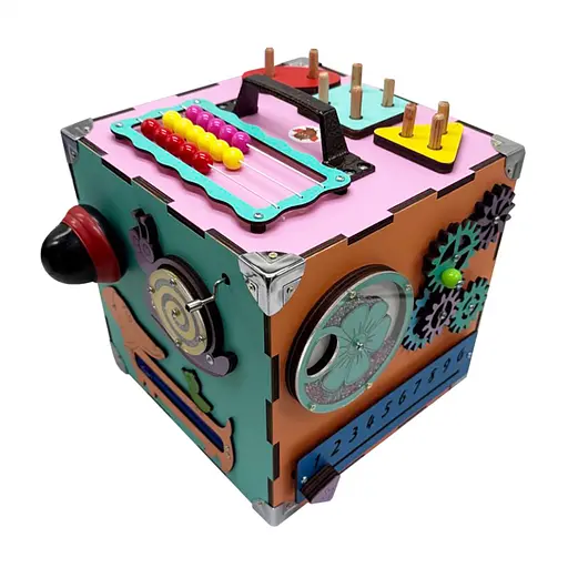 Развивающая игрушка Бизикуб Temple Group TG200182, 23x23x23 см - фото 2