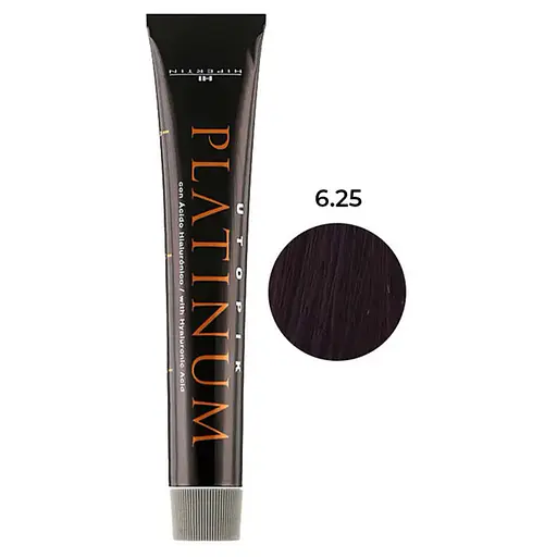 Професійна крем-фарба для волосся Hipertin Platinum 6.25 темний блонд перламутрово-червоний 60 мл - фото 1