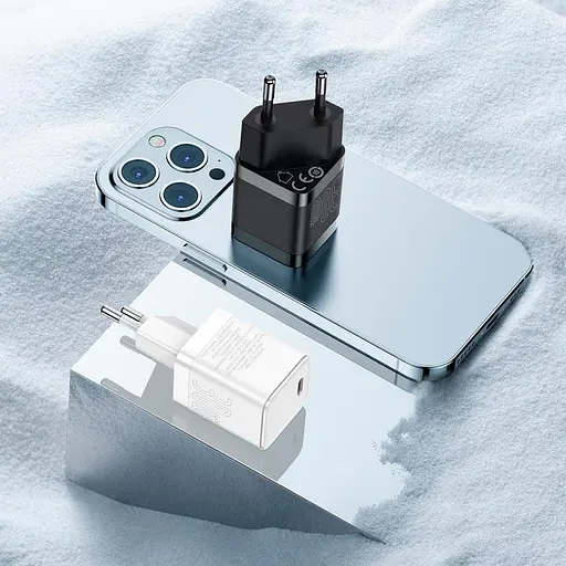 Адаптер-блок питания сетевой Baseus GAN3 Fast Charger 30 W (CCGN010101) черный - фото 2