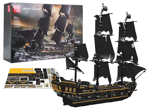 Конструктор "Піратський корабель" 3180 елементів чорний Mould King