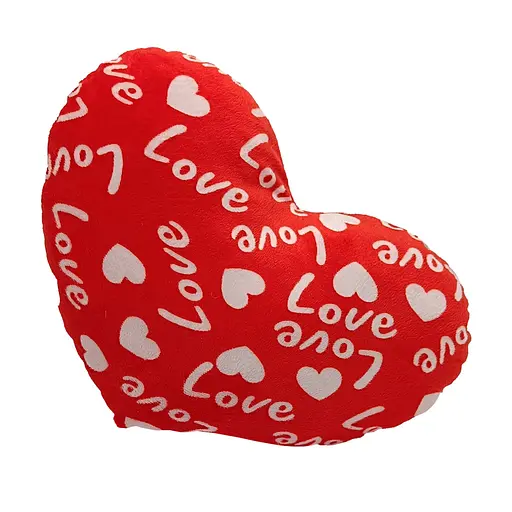 Дитяча м’яконабивна іграшка "Серце LOVE" Сувенір-декор HL-M 25 cм - фото 1