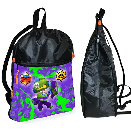 Шкільний рюкзак дитячий Бравл Старс + Сумка для взуття спортивної форми рюкзак-мішок для хлопчика (01676) - фото 2