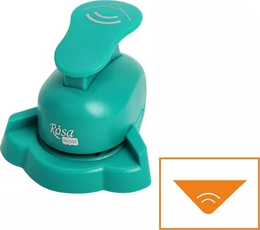 Кутовий діркопробивач для фото Візерунок №11 2,5см ROSA TALEN - фото 1