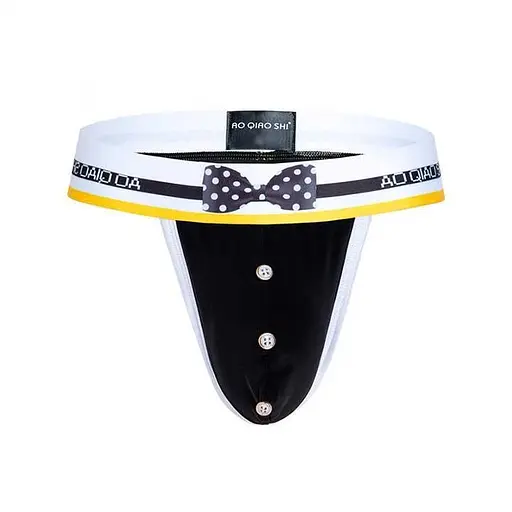 Чоловічі стрінги з бантиком L-XL - фото 1