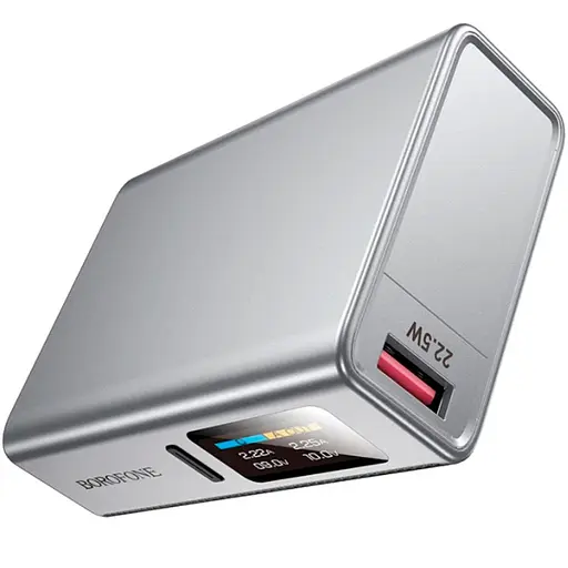 Внешний аккумулятор Borofone BJ72 Energy 10000mAh 22.5W Silver (132912) - фото 2
