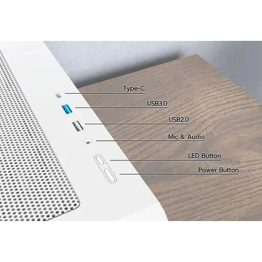 Корпус MONTECH PSU X5M (W) (X5M (W)) - фото 6