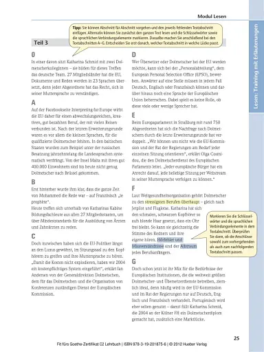 Fit furs Goethe-Zertifikat C2 Lehrbuch mit 2 integrierten Audio-CDs - фото 4