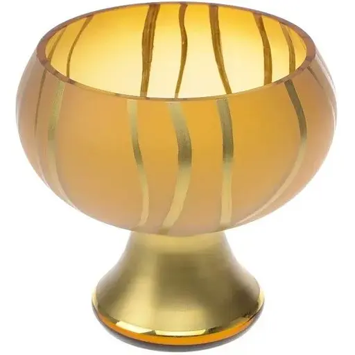 Цукерниця на ніжці Капо Амбер 17cm NGD64CANDY