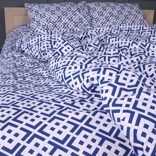 Комплект постільної білизни Ranforce Elite MIRSON Abstract Blue 110х140см (2200013163923) - фото 3