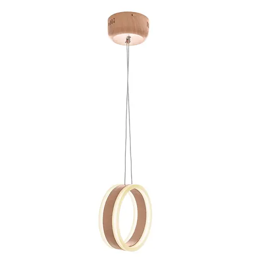 Потолочный светильник Brille подвесной светодиодный для спальни BR-939S/24W LED Wood - фото 2