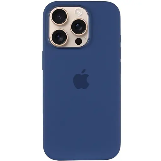 Чохол Epik Silicone case AAA with Magsafe and Animation button для Apple iPhone 16 Pro 6.3 Denim - фото 2