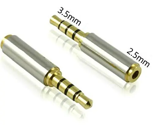 Перехідник TCOM 3.5 тато jack 2.5 мама гніздо - фото 2