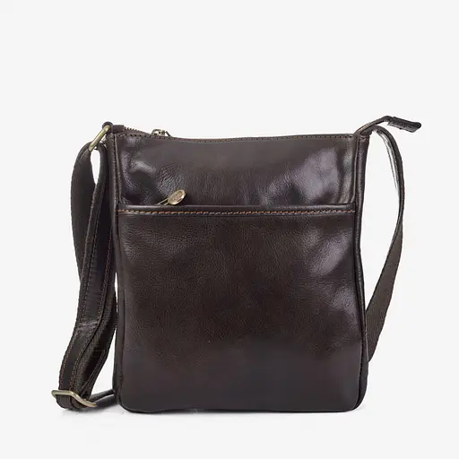 Шкіряна чоловіча сумка VIRGINIA CONTI 22х24х4 см sum0023786 - фото 1