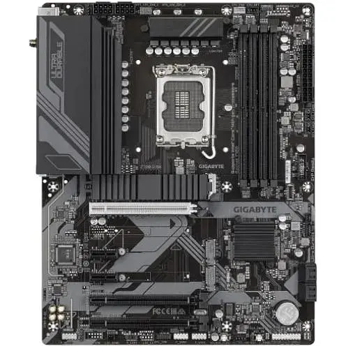 Материнская плата Gigabyte LGA1700, Z790 D AX, Z790, 4xDDR5, Int.Video(CPU), 4xSATA3, 3xM. 2, 1xPCI-E 5.0x16, 1xPCI-E 4.0x16, 1xPCI-E 3.0 x1, Realtek 7.1, Realtek 2.5GbE, WiFi 6E, Bluetooth 5.3, 9xUSB3.2/6xUSB2.0, HDMI/DP, ATX