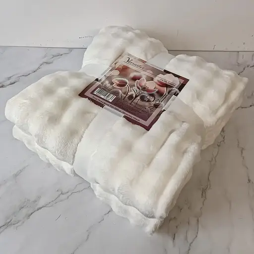 Плед рельєфний Versailles Молочна пінка 200х220 см VS-PR-4400M (147967) - фото 4