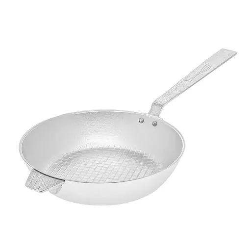 Алюмінієвий сотейник з литими ручками, рифленим дном та кришкою 2 л, Полімет 81423 - фото 3