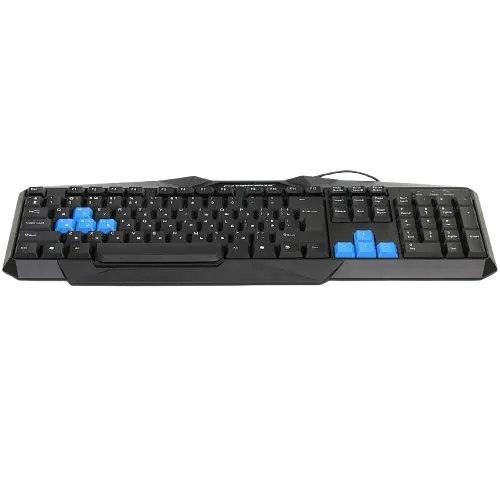 Клавиатура Esperanza Keyboard EGK201 Blue Black (EGK201BUA) - фото 2