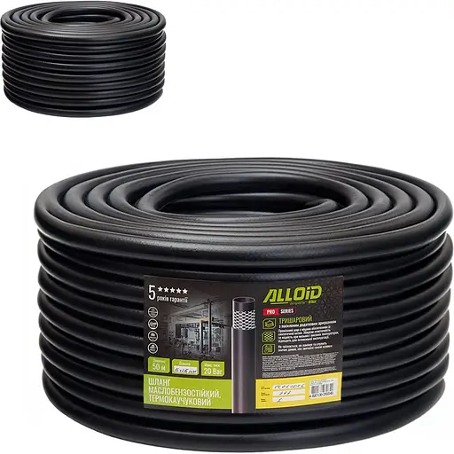 Шланг маслобензостійкий Alloid термокаучуковий 16х26 мм 50 м (GR-67694) - фото 6