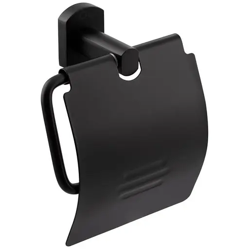 Держатель для туалетной бумаги Qtap Liberty BLM 1151 Черный матовый - фото 1