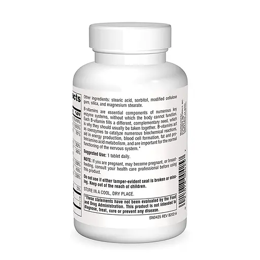 Вітаміни та мінерали Source Naturals B-125, 60 таблеток - фото 3