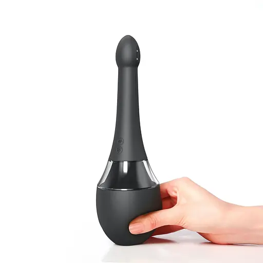 Автоматический анальный душ с вибрацией Dorcel Douche Mate Pro 200 мл (черный) - фото 4